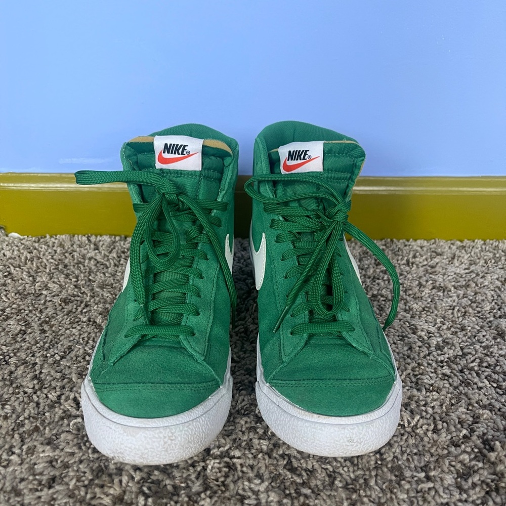 Nike Blaze Green High-Top Sneakers